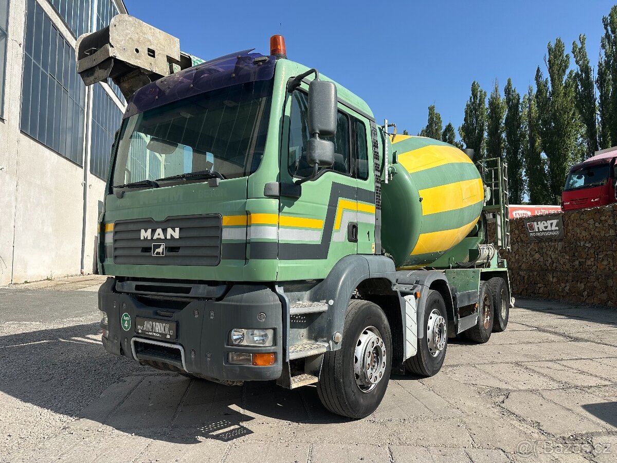 PRONÁJEM MAN TGA 32.400 8x4 9CBM, PÁSOVÝ PŘEPRA