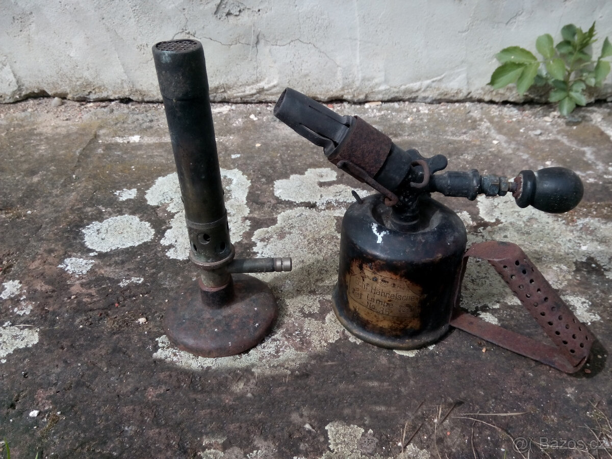 Hořák a mosazná letlampa - PLATÍ do SMAZÁNÍ