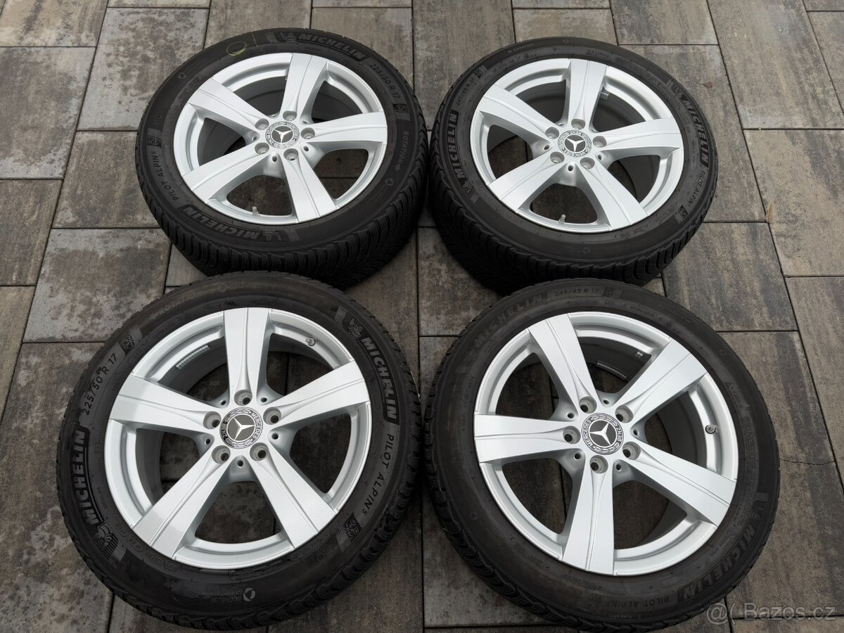 Originál alu kola Mercedes 5x112 R17 w206 zimní