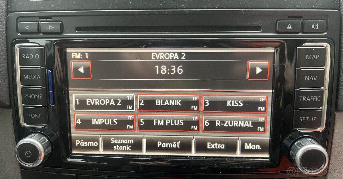 Rádio VW RNS510 7L6035680A