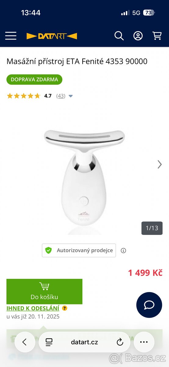 Kosmeticky masazni pristroj ETA