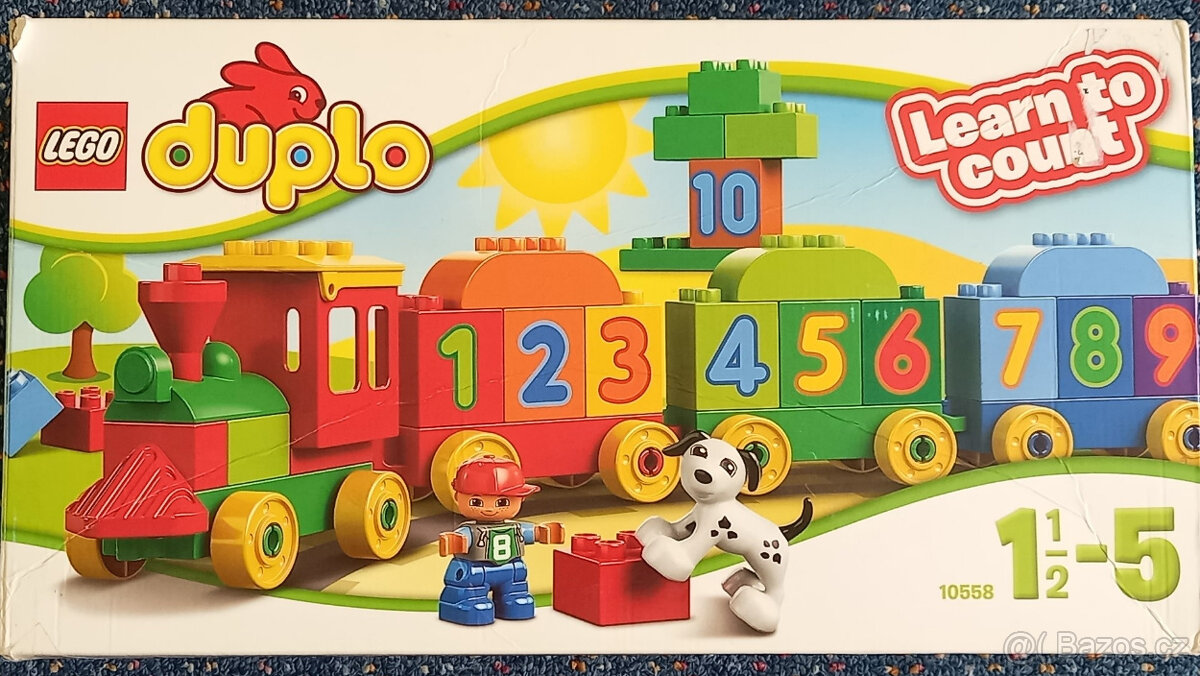 Lego Duplo 10558 - Vláček plný čísel.