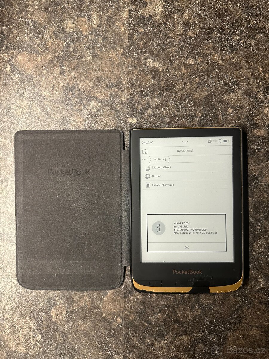 Čtečka knih PocketBook 632 Touch HD 3 16GB + obal