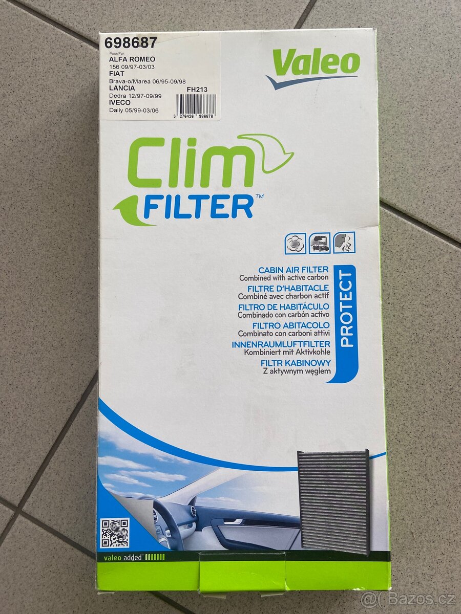 Valeo 698687 kabinový filtr