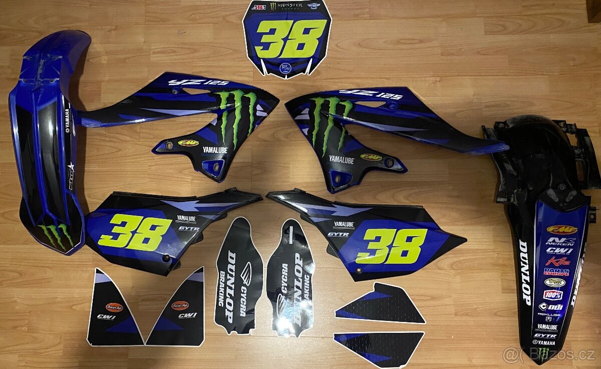 Motokrosové plasty na Yamahu 125