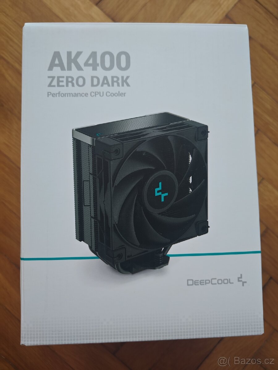 Chladič CPU DeepCool AK400 Zero Dark (Nerozbaleno)