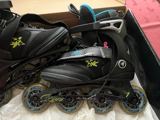 K2 Rave inline/kolečkové brusle vel. 38
