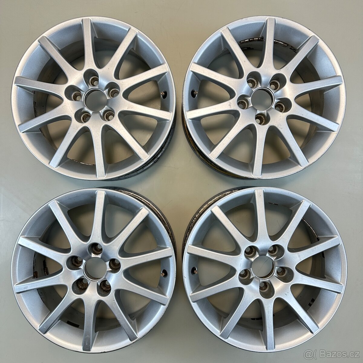 4x originální ALU disky SAAB – 5x110 – TOP stav