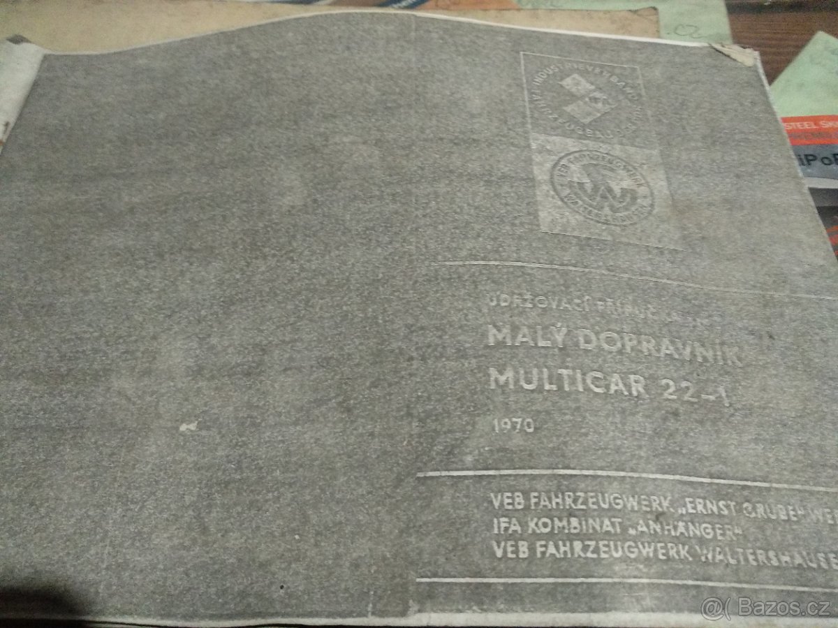 prodam katalog nahradních dílu a manual multicar 22,RS-09