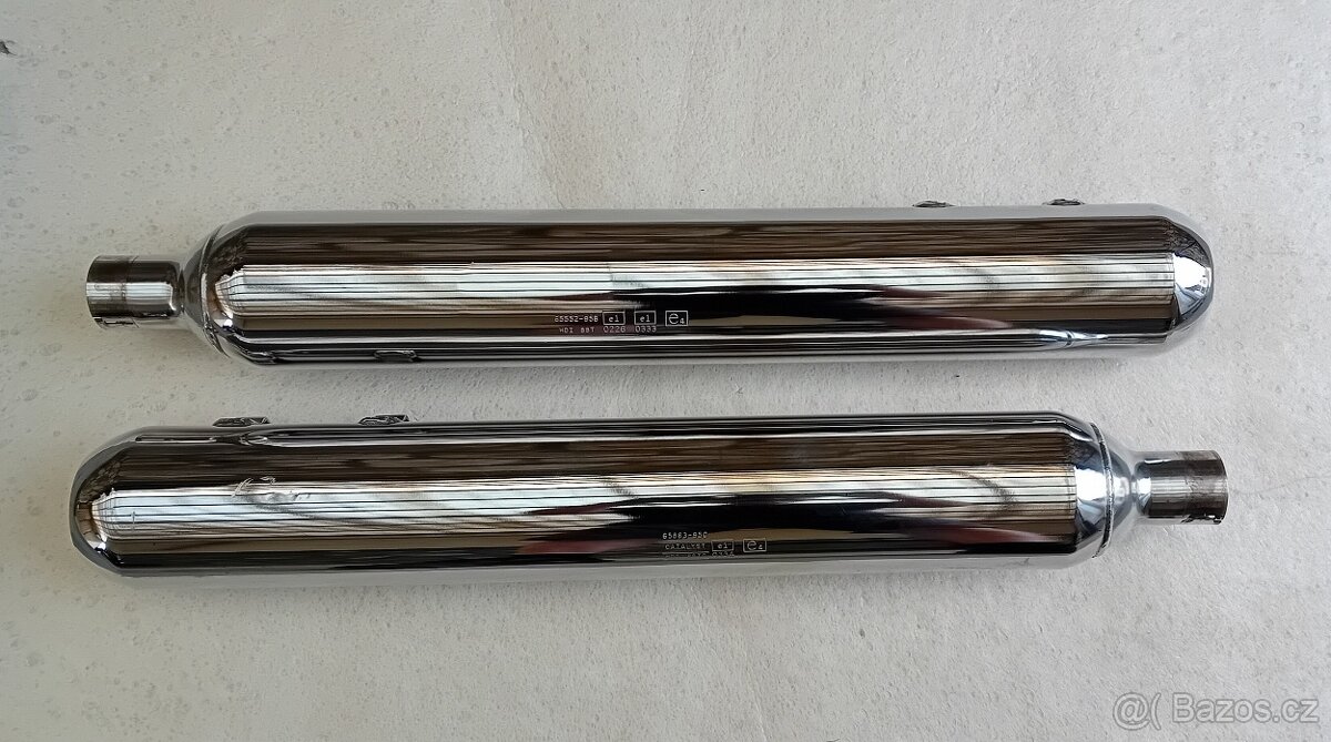Oem výfuky Harley-Davidson Touring Twin cam a Evo
