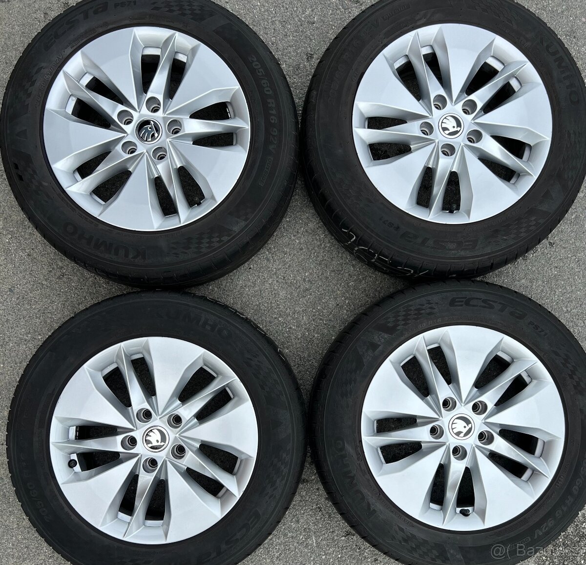 Letní kola Škoda Octavia 4, 205/60 R16, 7Jx16 ET46