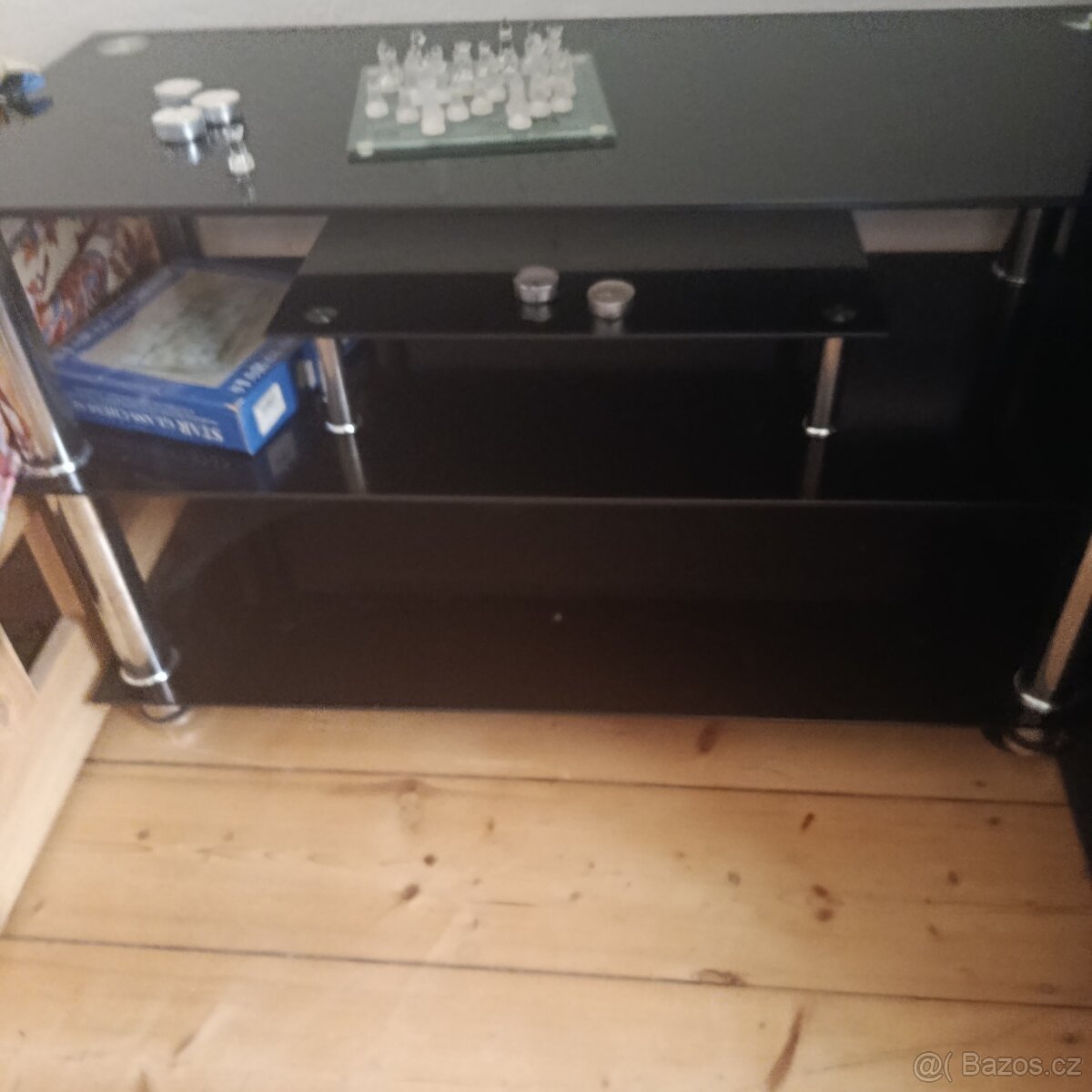 Skleněný stolek 1.20×30