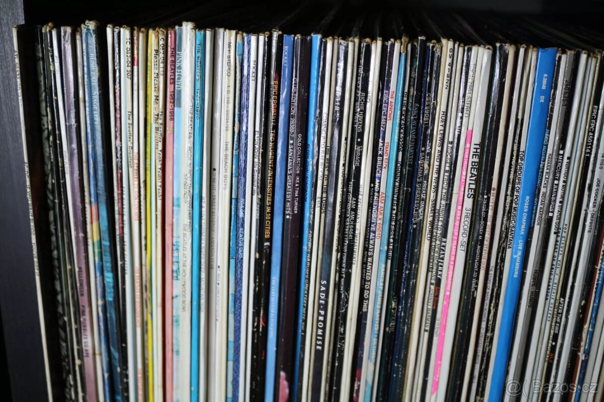RockPop vinylová kolekce LP, kolekce desek, více než 480 kus