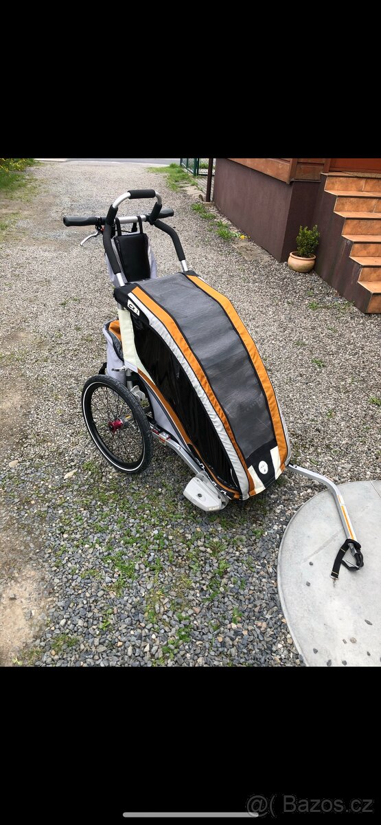 Cyklovozík, vozík na běh Chariot CX1 pronájem