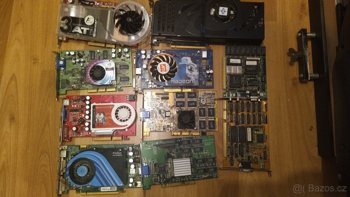 Koupím staré grafické karty AGP, ISA, PCI do sbírky