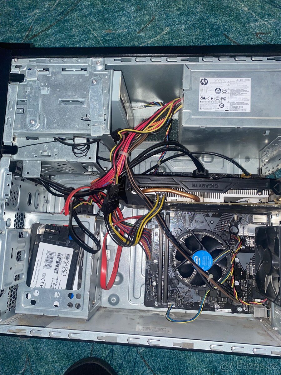 Prodám herní počítač v pěkném stavu, ale nefunkční zdroj (PC