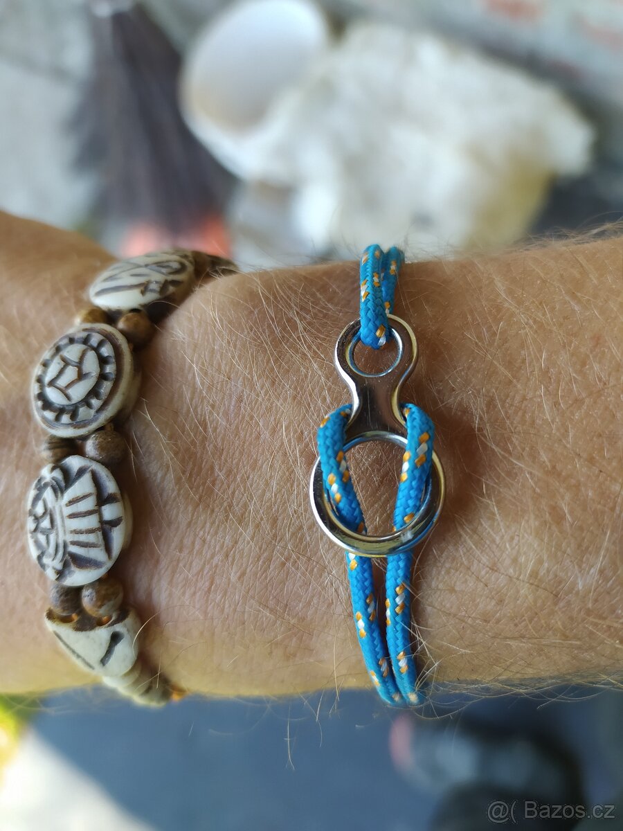 Horolezecká osma - lezecký náramek, přívěšek, náušnice