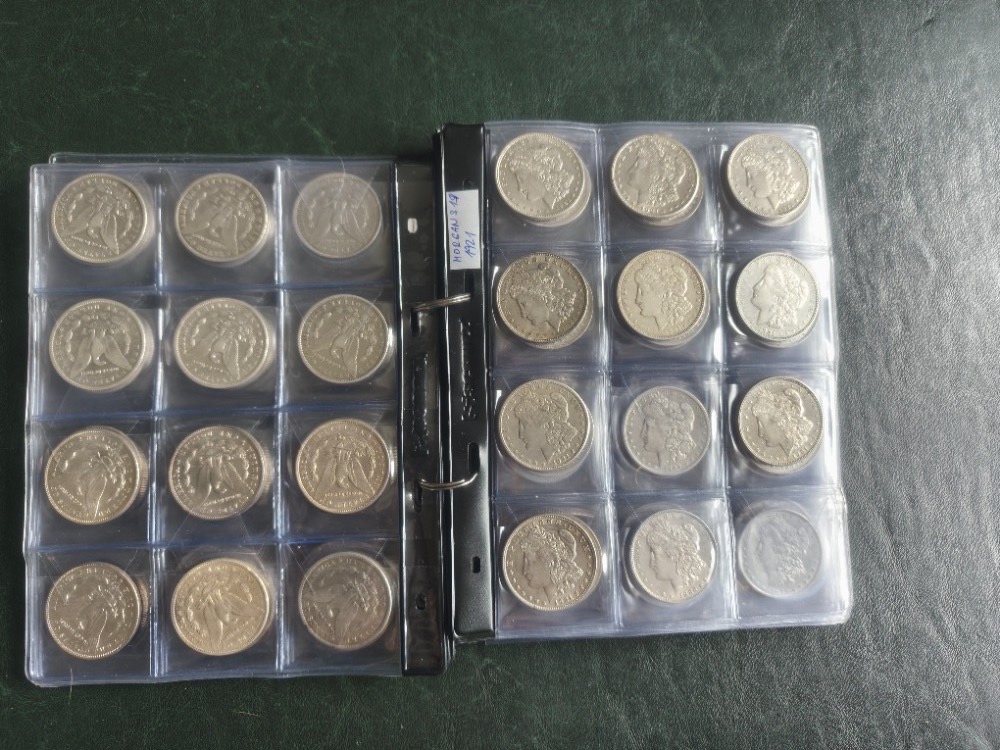 Morgan a Peace dollary original 1880-1925 AG.900 stříbro