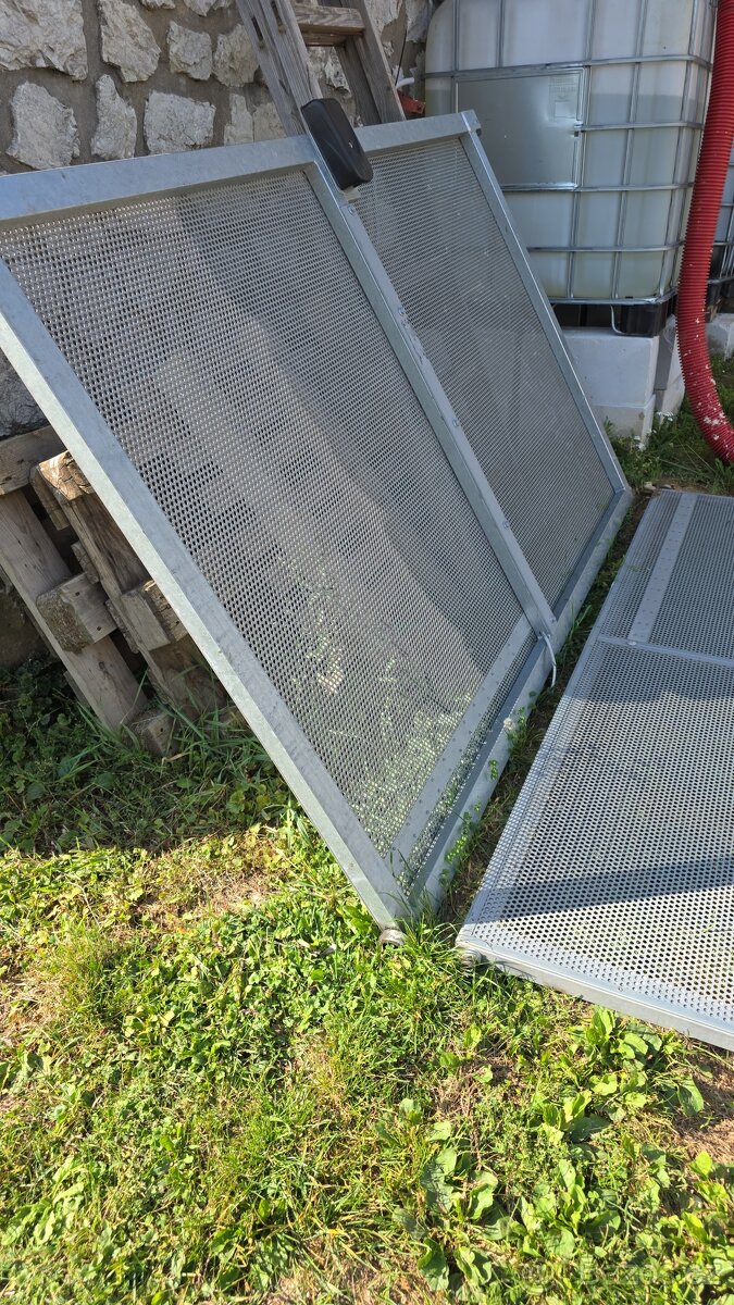 Dvoukřídlá brána pozink