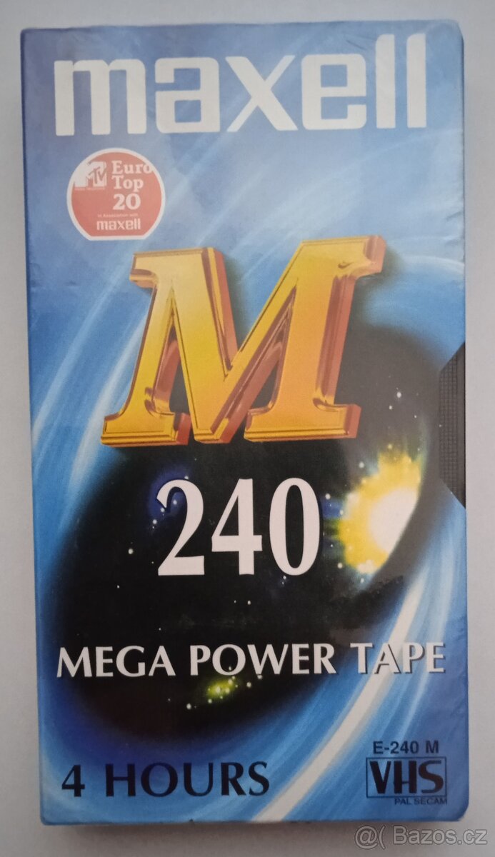 VHS MAXELL - videokazety NOVÉ