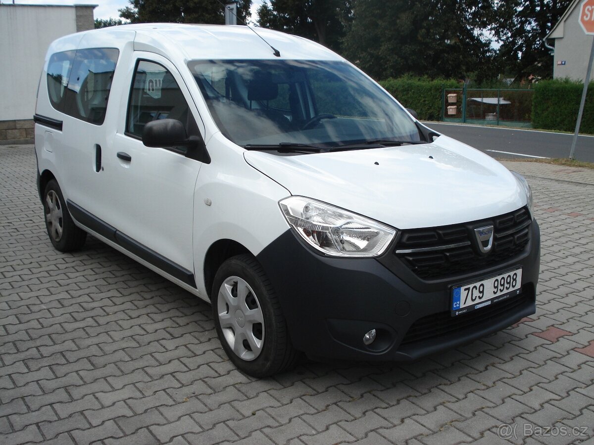Dacia Dokker 1.6 SCe,ČR,1. MAJITEL,SERVISKA