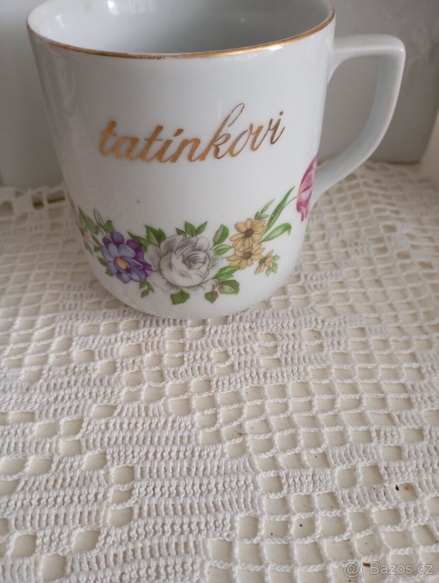 Retro hrnek Czechoslovakia tatínkovi