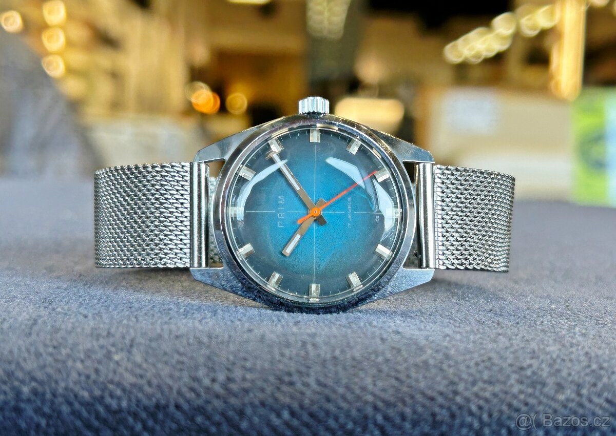 Československé Retro Vintage Mechanické hodinky PRIM Elegant