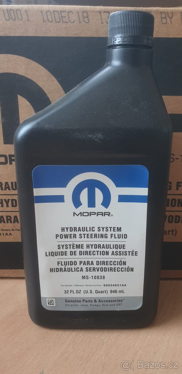 Mopar olej do servořízení Jeep (MS-10838) K68234631AA
