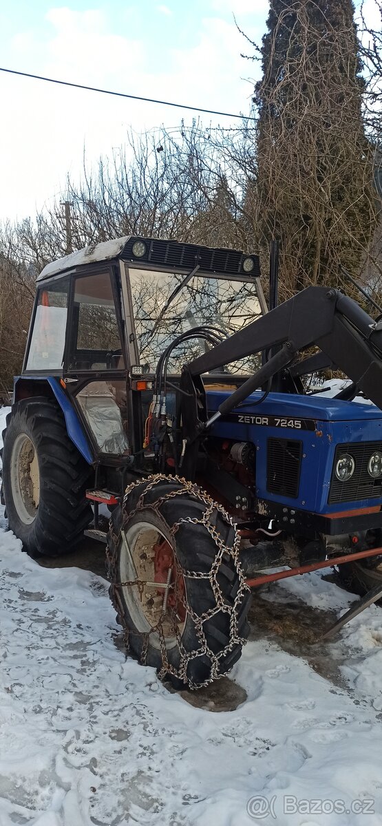 Zetor 7245 s nakladačem