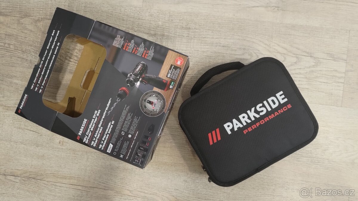 Parkside Performance Aku vrtací Šroubovák E4, 2x 2,5 Ah