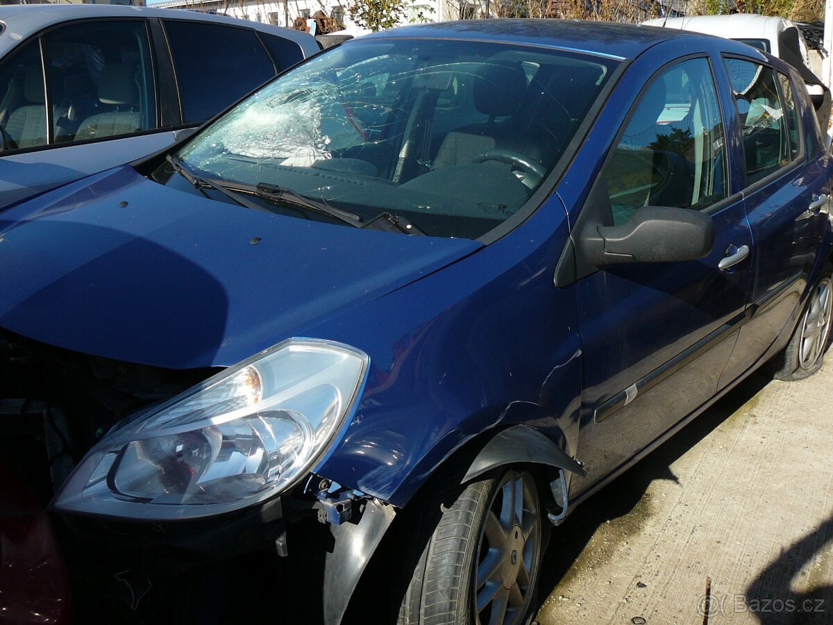 Clio III 1.5 80kW r.v.2008 náhradní díly