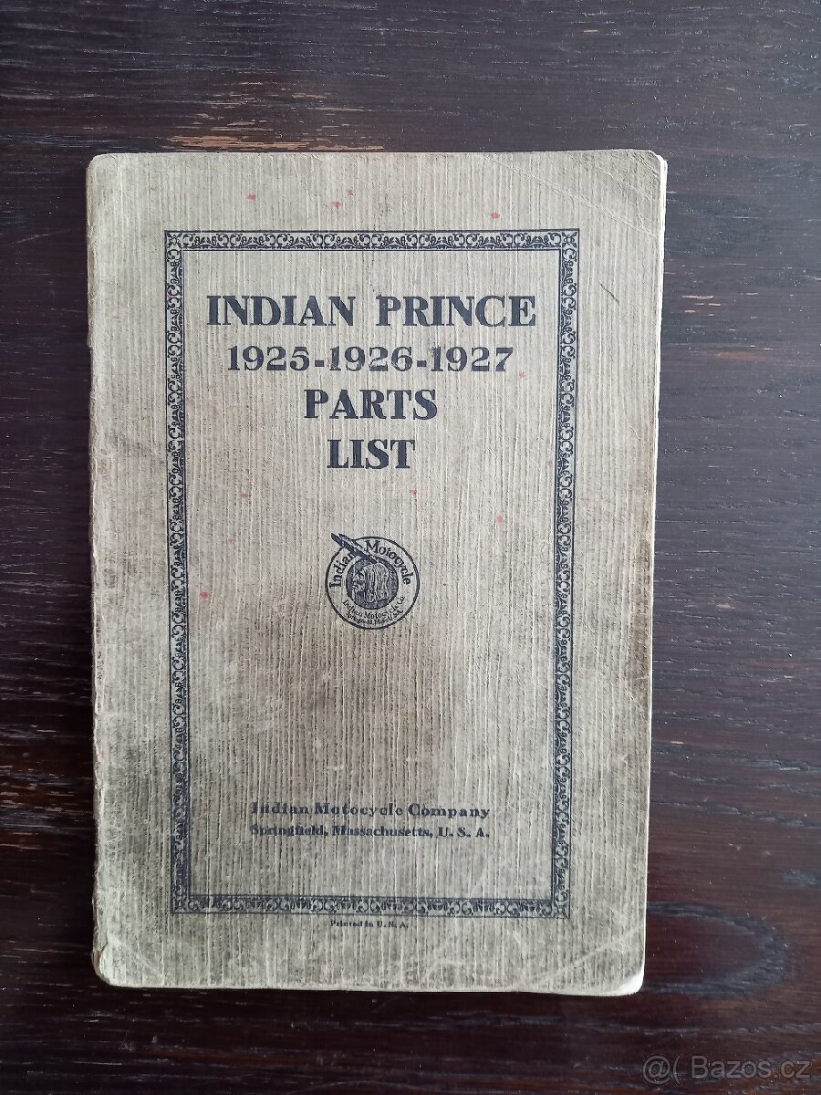 Indian Prince - Originální seznam N.D