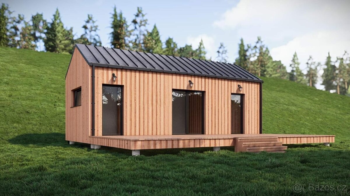 Prodej dřevostavby, tinyhouse - plně vybavený
