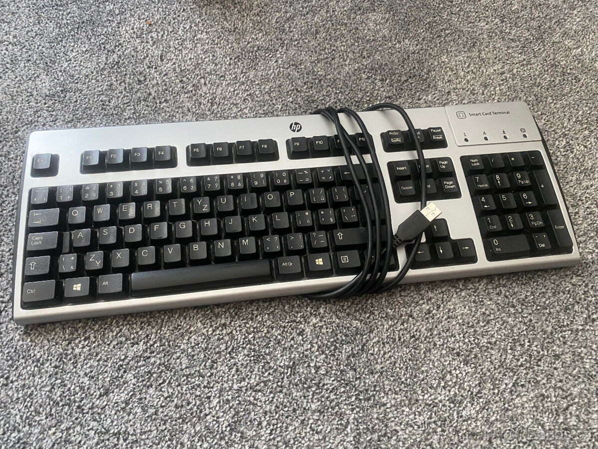 Klávesnice HP se čtečkou karet, 2ks