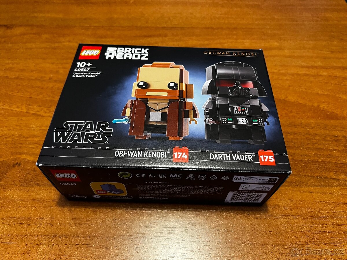 LEGO BrickHeadz 40547 Obi-Wan Kenobi a Darth Vader