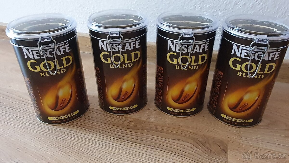 Plechové dózy Nescafe
