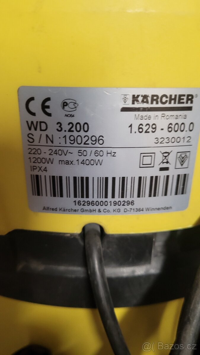 Prodám vysavač karcher