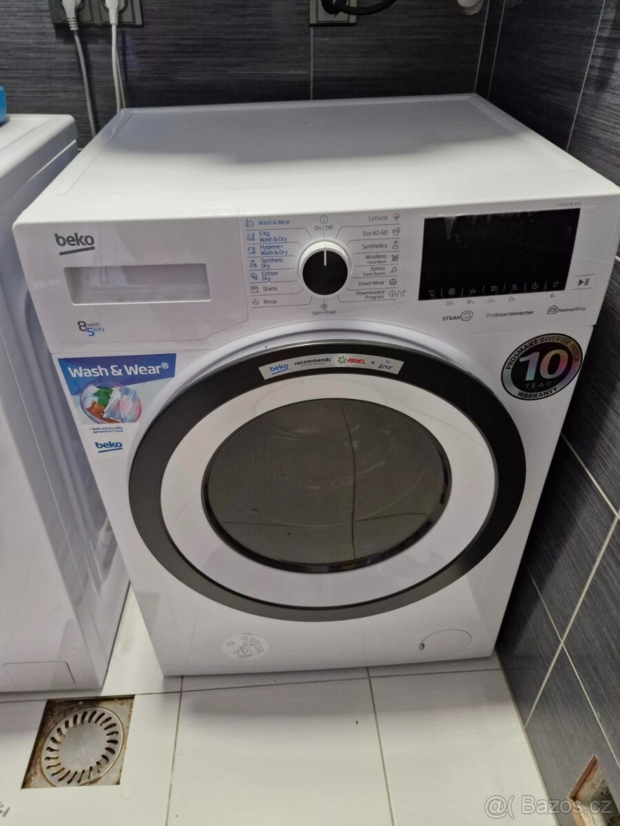Pračka se sušičkou BEKO HTV8736XS0