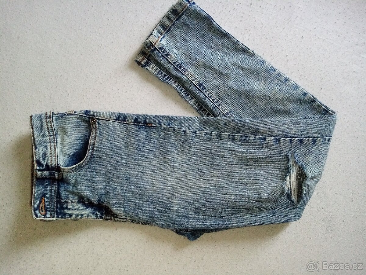 DĚTSKÉ DŽÍNY 134 SLIM FIT UNISEX