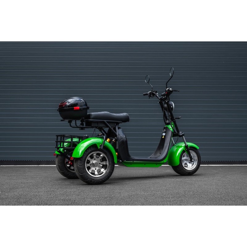 Elektro tříkolka Leramotors C5, 2000W, zelená