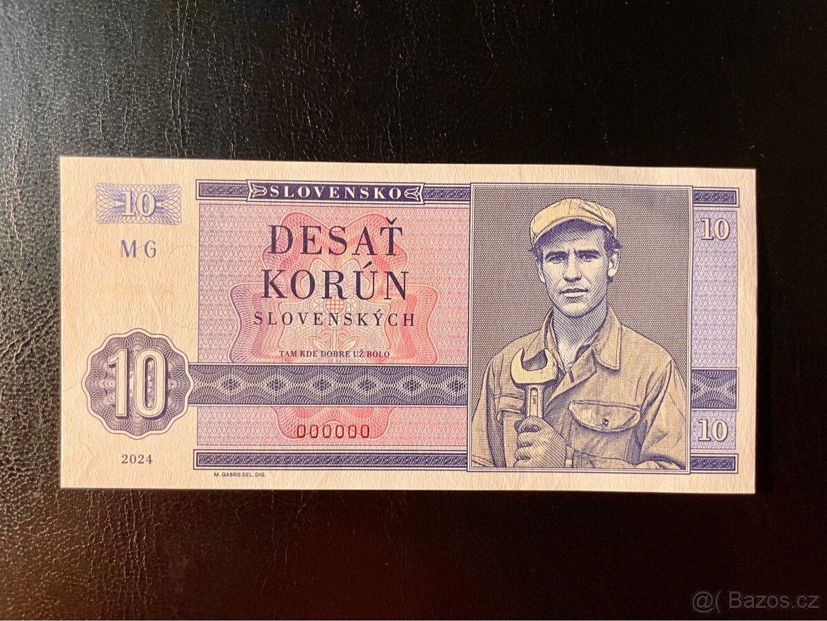 10 KORÚN SLOVENSKÝCH MONTÉR 2024 UNC