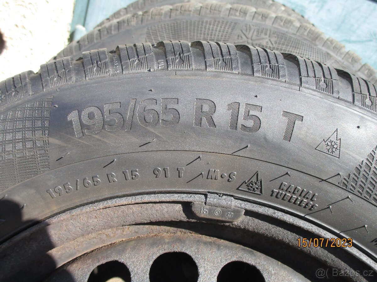 Sada plechovych disku R15 5x110