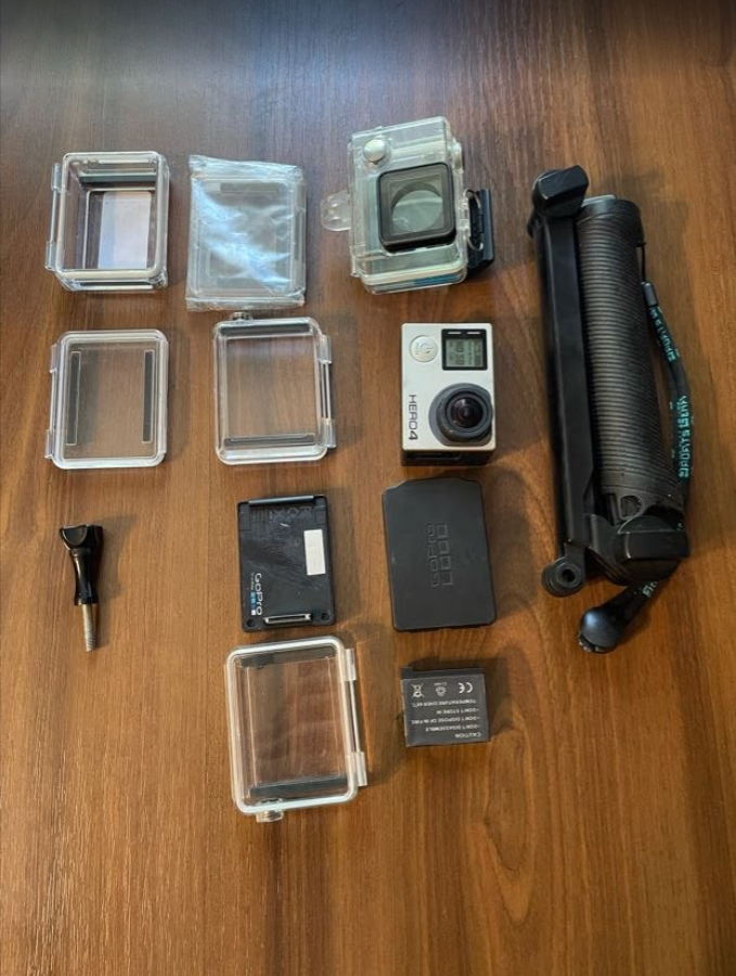 GoPro Hero 4 + příslušenství