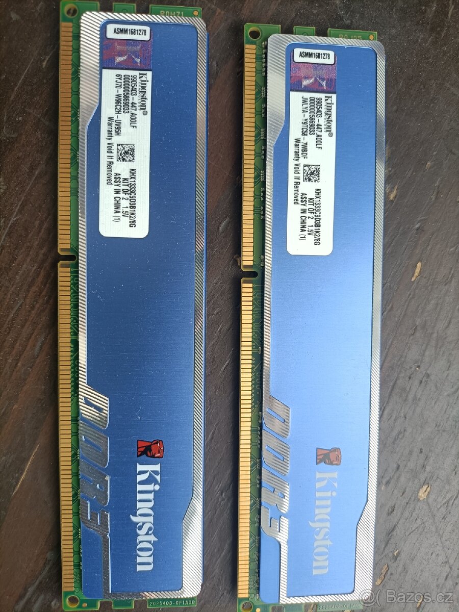 Paměti pc ddr3 8GB