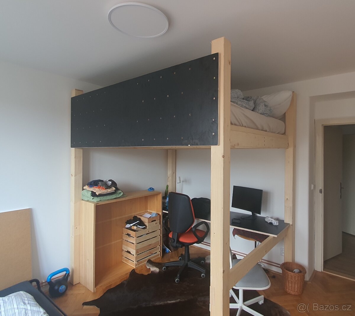 Dvoupatrová postel palanda 160x200