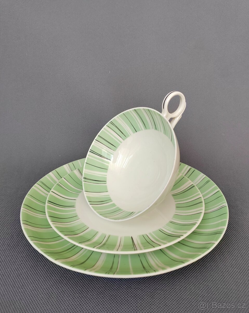 Sběratelský porcelánový čajový set/sada Wallendorf (1963)