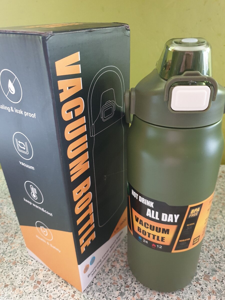 1.5L Termoska nerez kemping s brčkem na horké i chlazené 30H