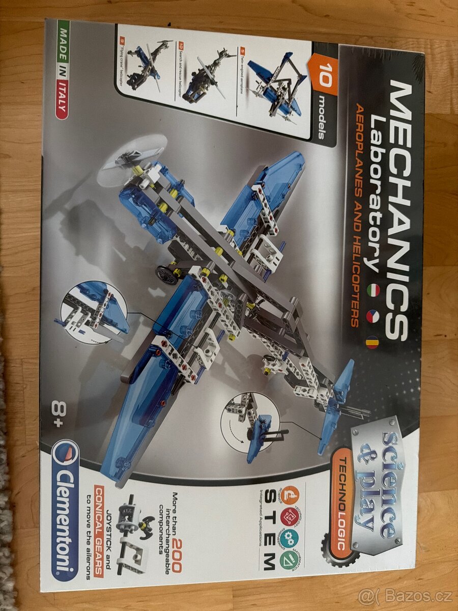 Clementoni Mechanická laboratoř Letouny a vrtulníky