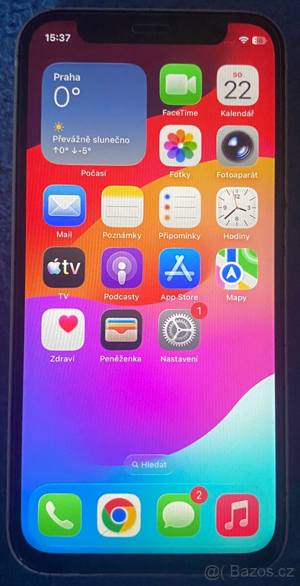 📱 iPhone 12 Mini 64GB – White – plně funkčnà + kožené pouzd