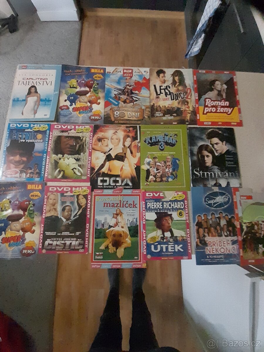 DVD filmy 15ks